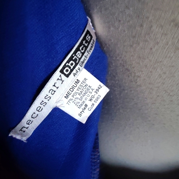 Sleeveless Dress / Career / Royal Blue / Size Medium - Picture 5 of 5